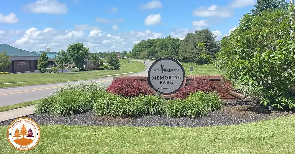 Scene at Memorial Park, Independence, KY